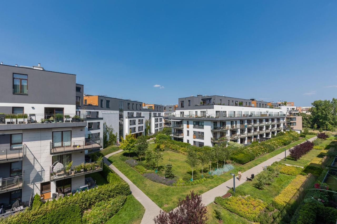Sarmacka Apartment With Balcony Warsaw Wilanow By Noclegi Renters Dış mekan fotoğraf
