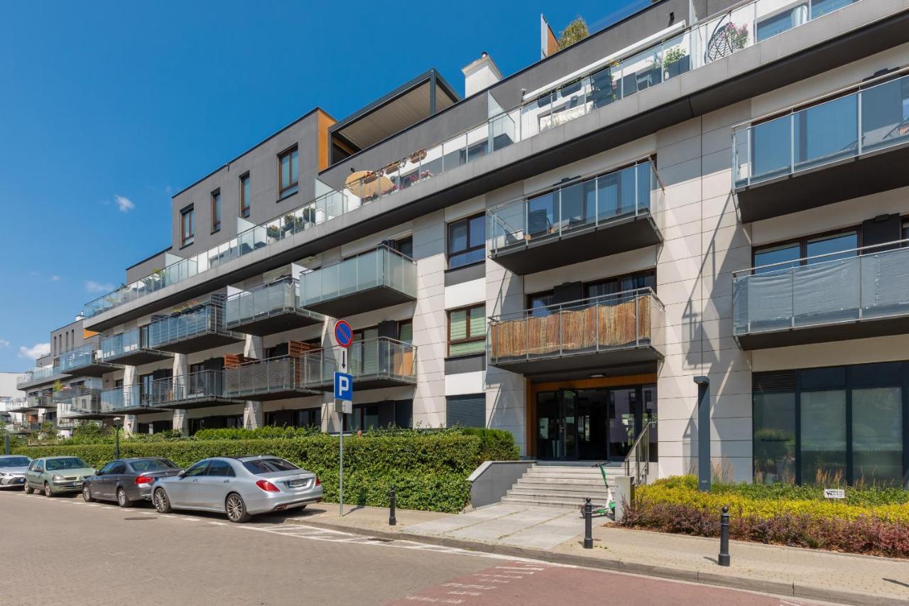 Sarmacka Apartment With Balcony Warsaw Wilanow By Noclegi Renters Dış mekan fotoğraf