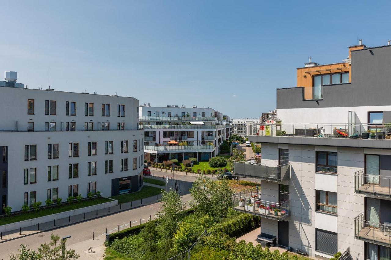 Sarmacka Apartment With Balcony Warsaw Wilanow By Noclegi Renters Dış mekan fotoğraf
